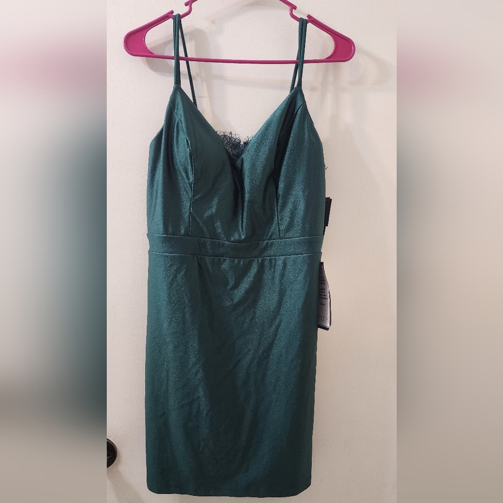City Studio‎ Green Mini Dress